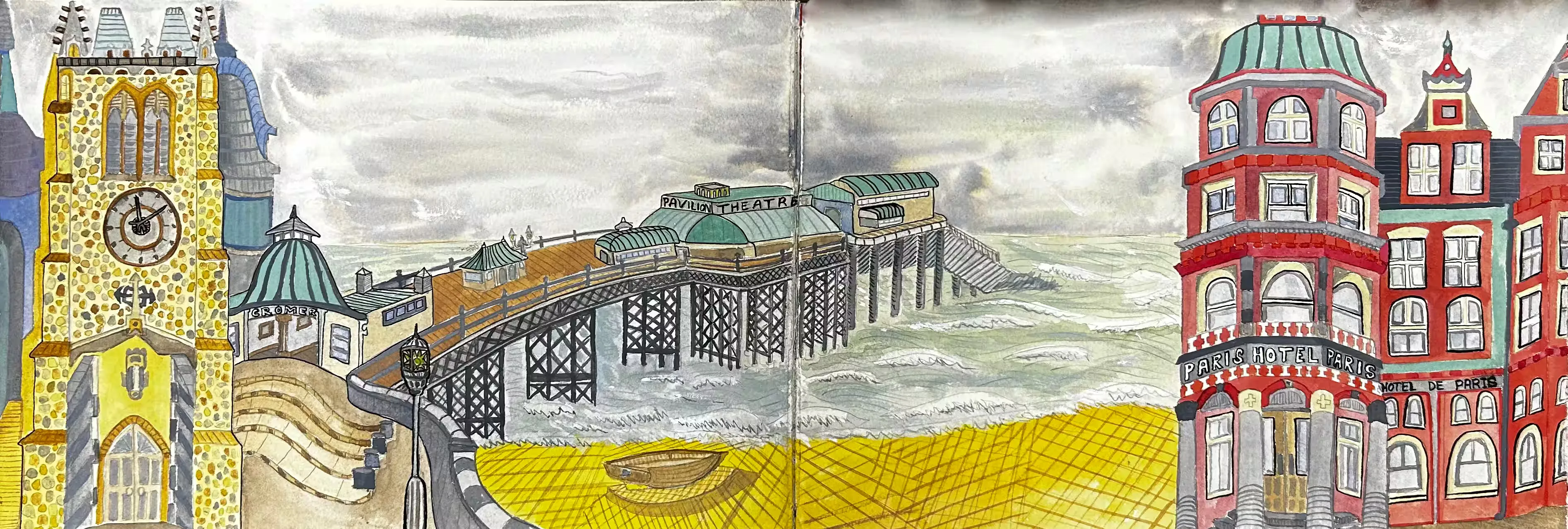 cromer Pier and Hotel de Paris