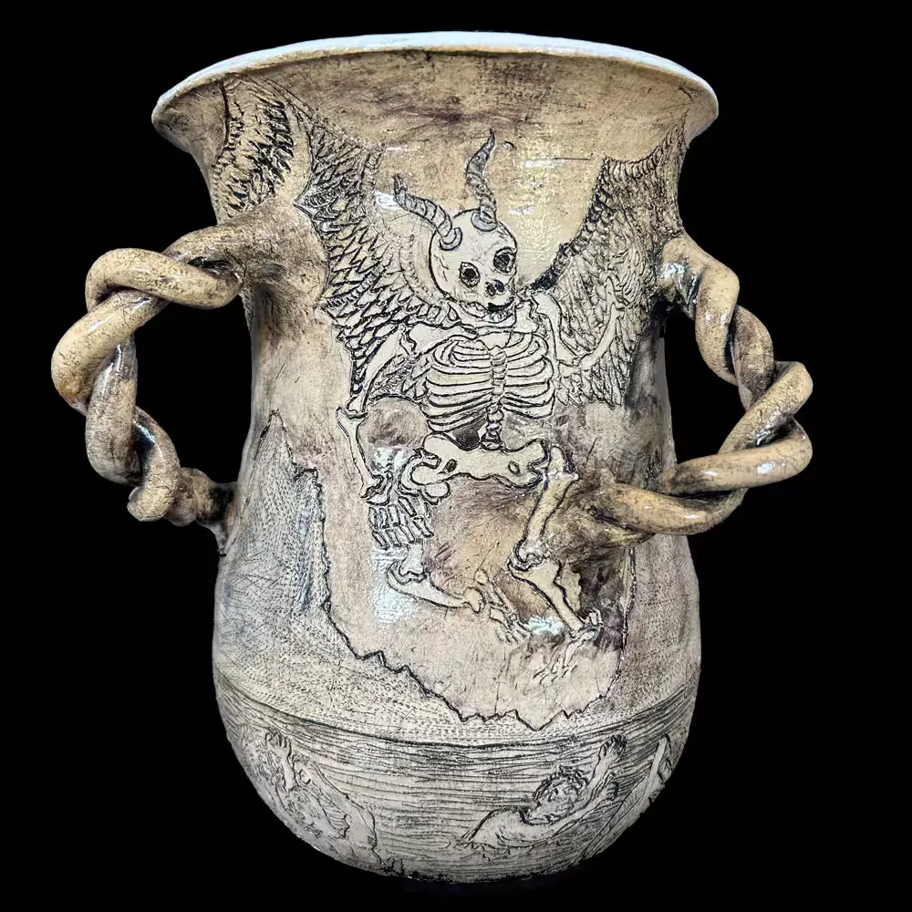 Safe Passage - stoneware pot